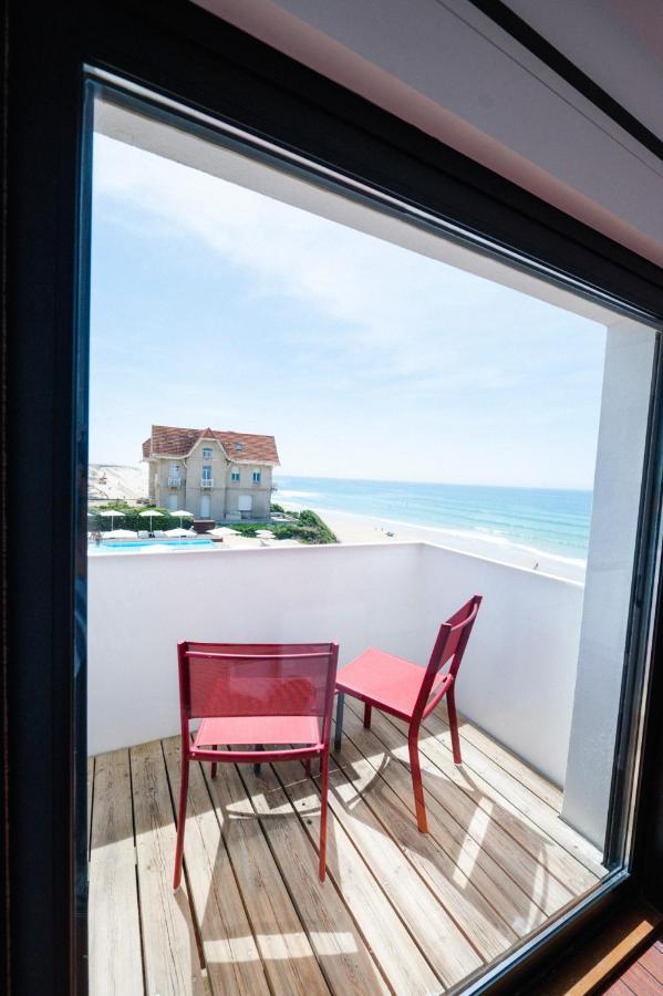 Le Grand Hotel De La Plage Biscarrosse-Plage Buitenkant foto
